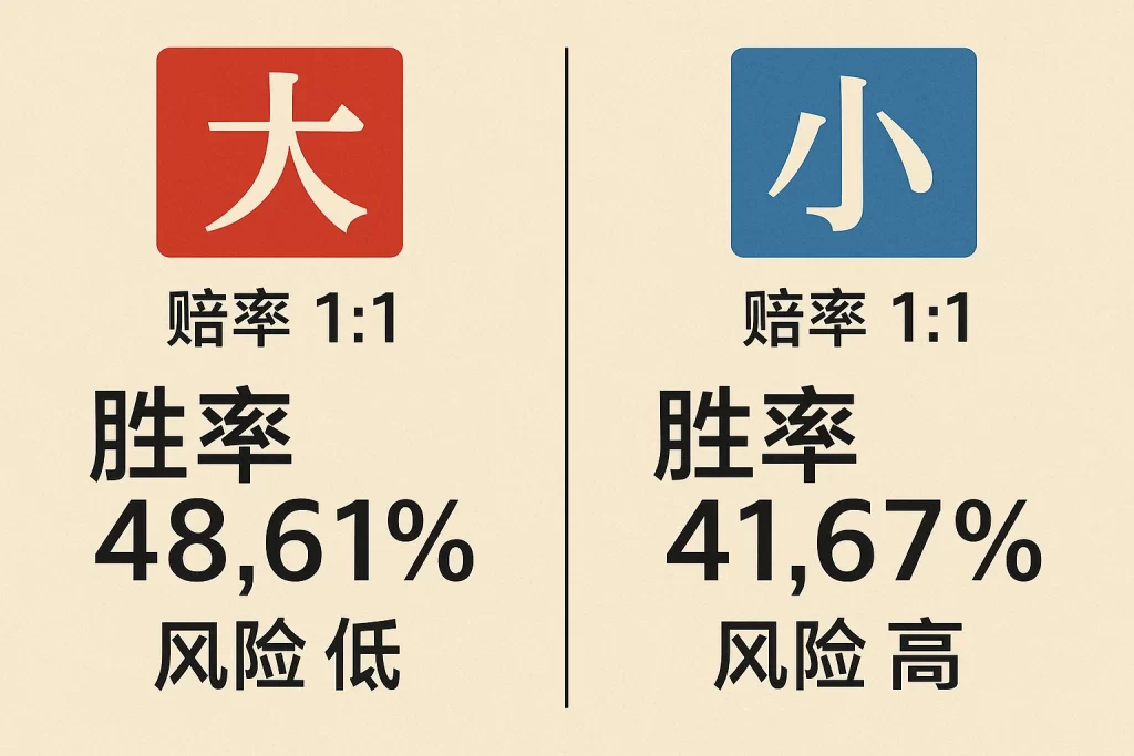 骰宝赔率与风险分析图
